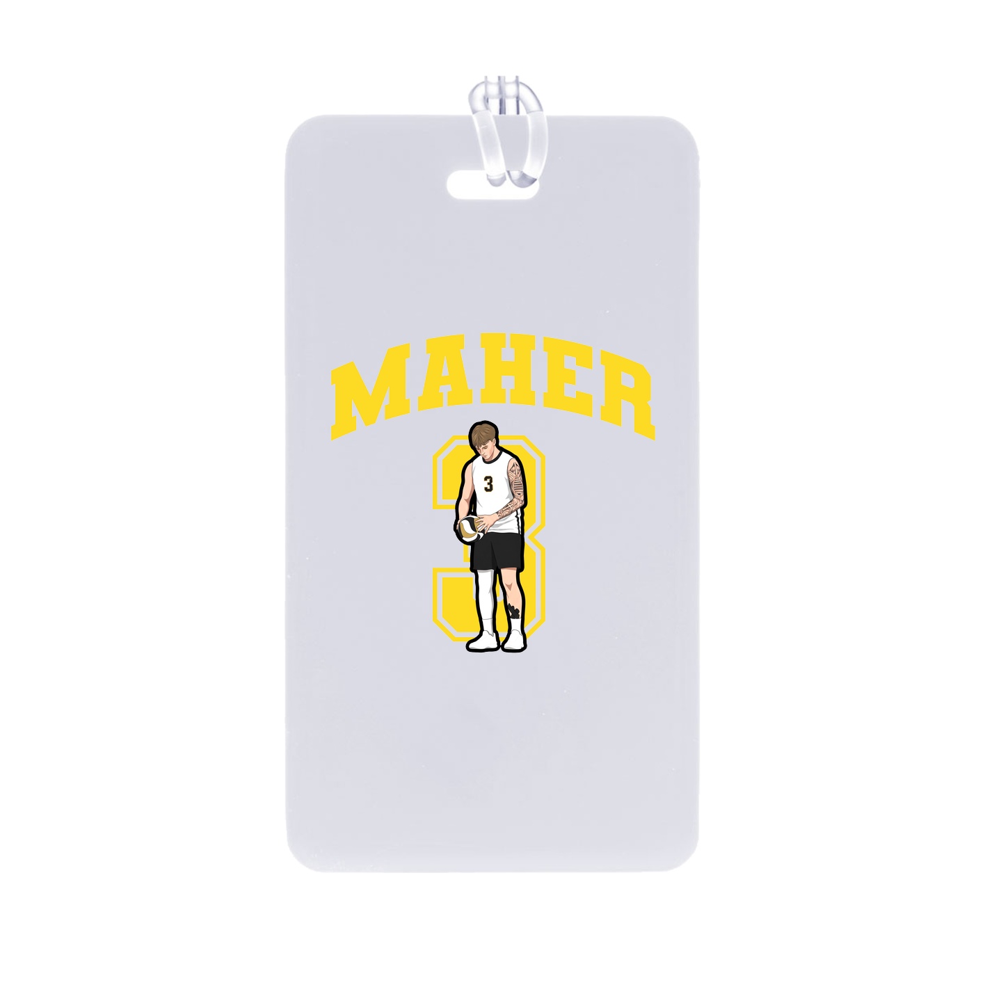 Bag Tag — Number in Classic