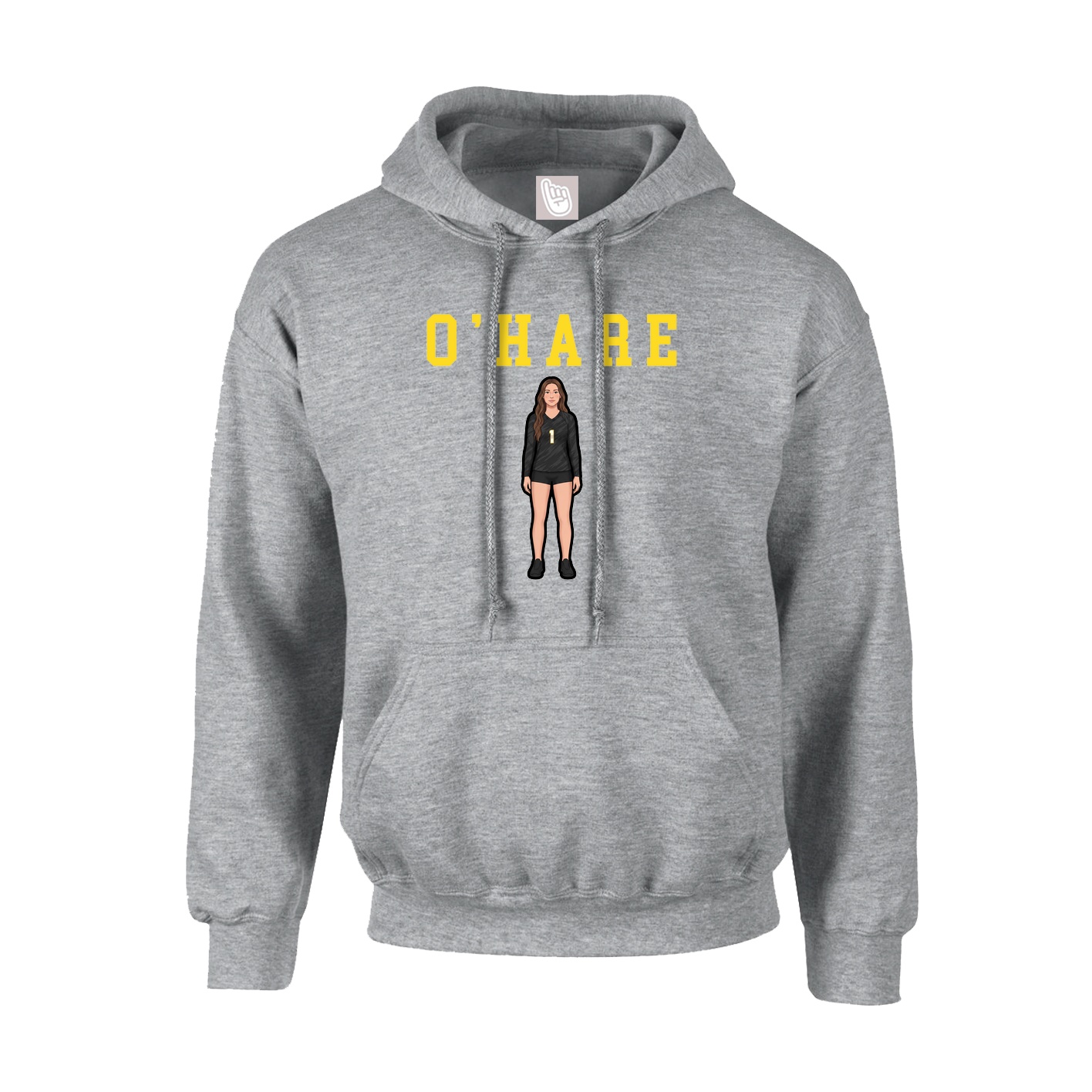 Hoodie — Shirsey in Grey