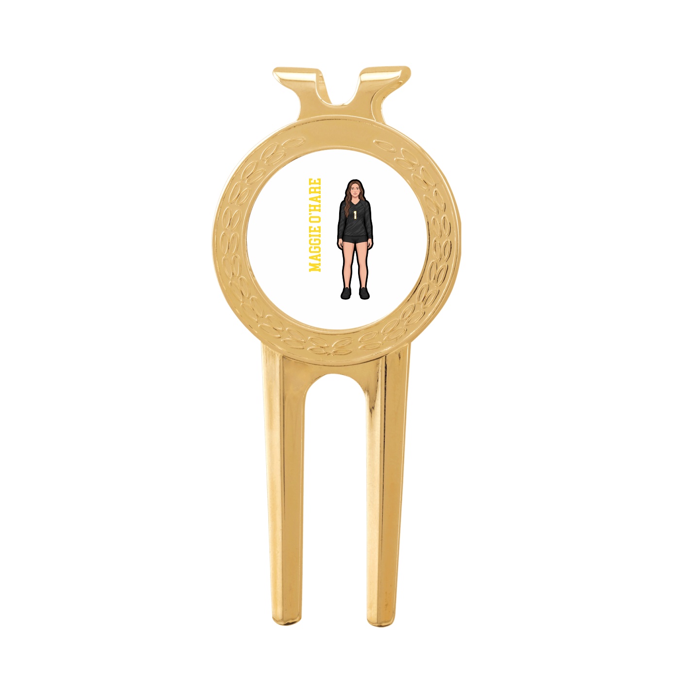 Divot Tool with Ball Marker — Name Vertical in Classic