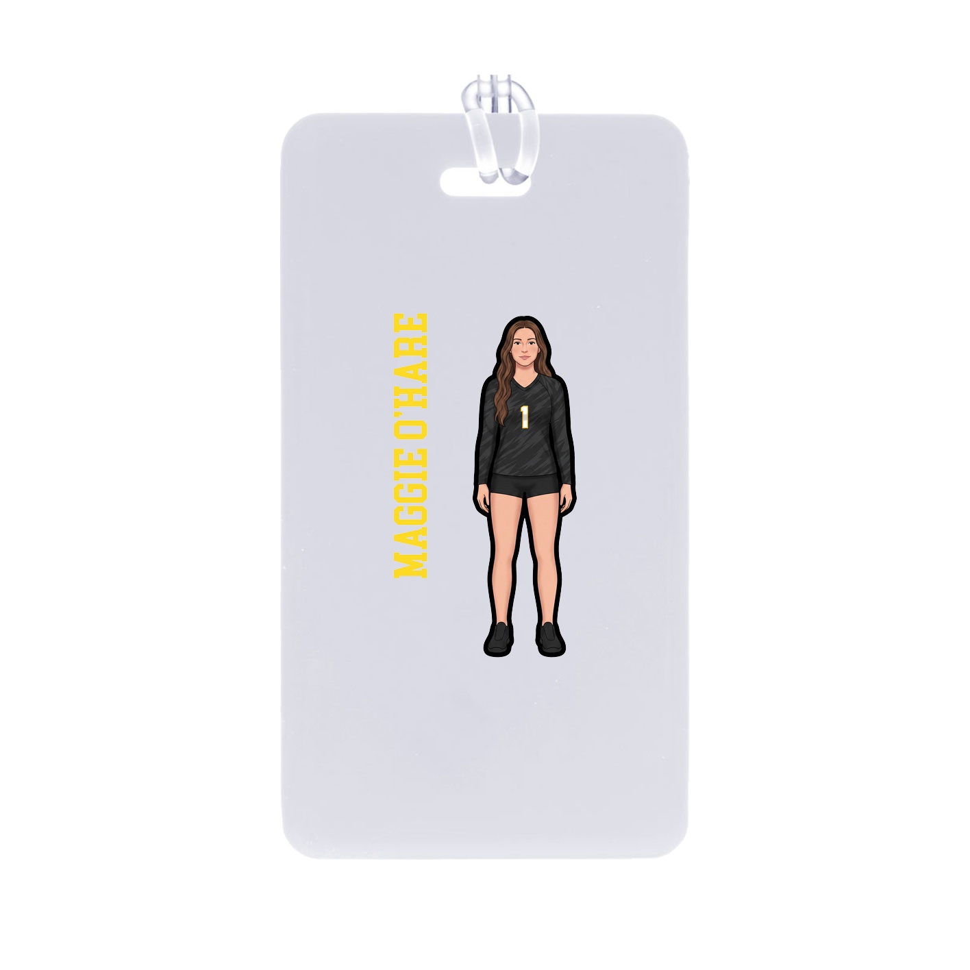 Bag Tag — Name Vertical in Classic