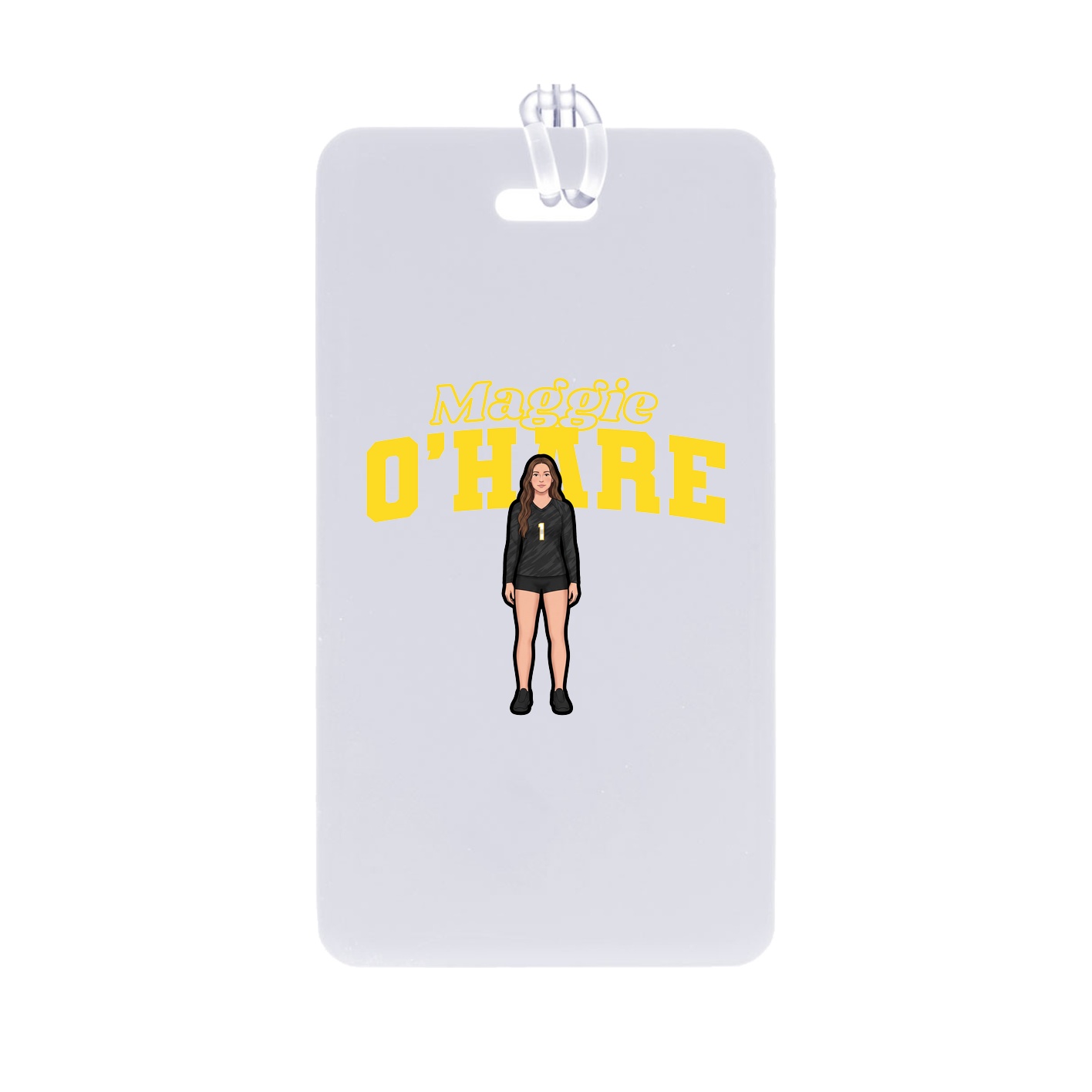 Bag Tag — Name Arch in Classic