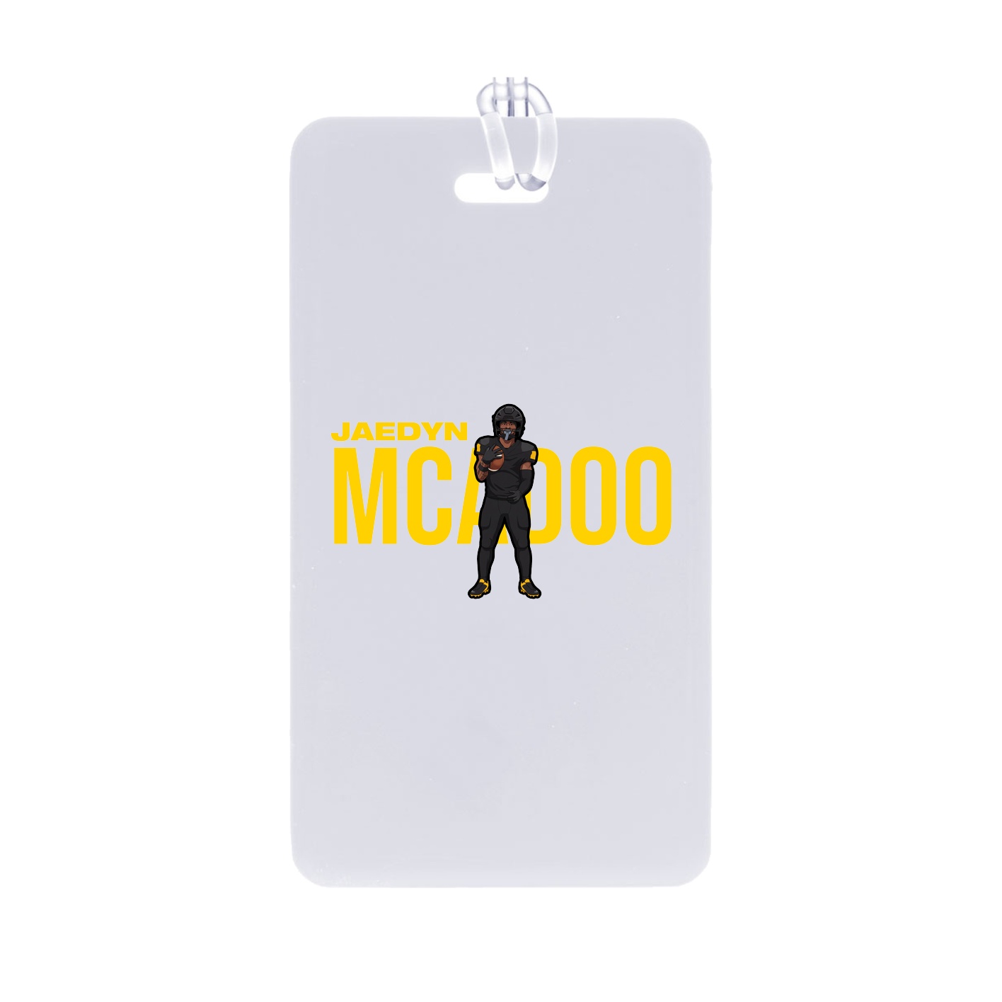 Bag Tag — Player Name in Classic