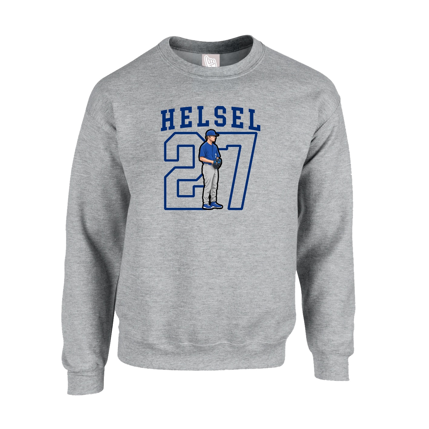 Fleece Crew — Shirsey in Grey