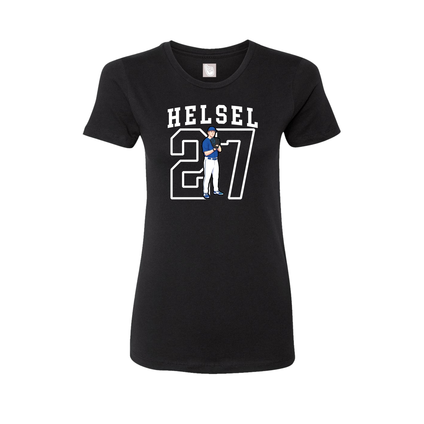 Fitted Women's Tee — Shirsey in Black