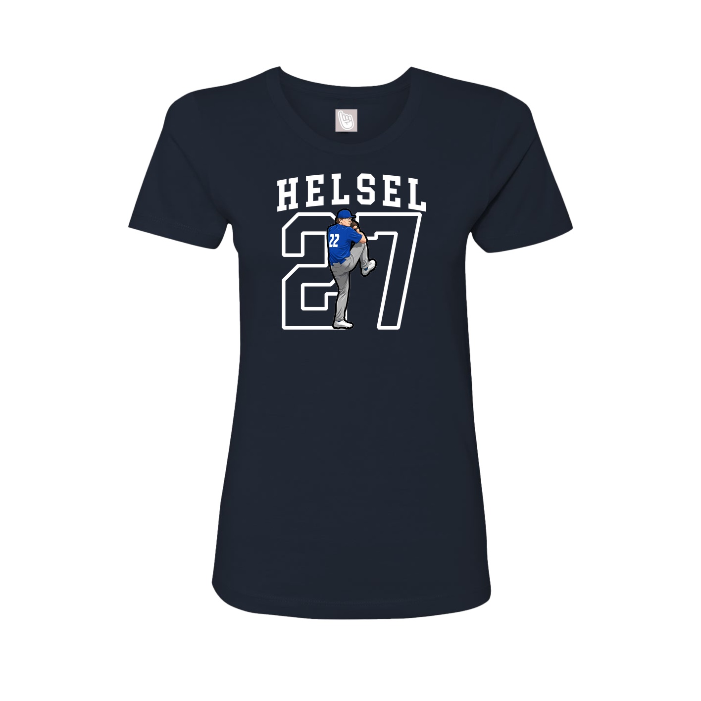 Fitted Women's Tee — Shirsey in Navy