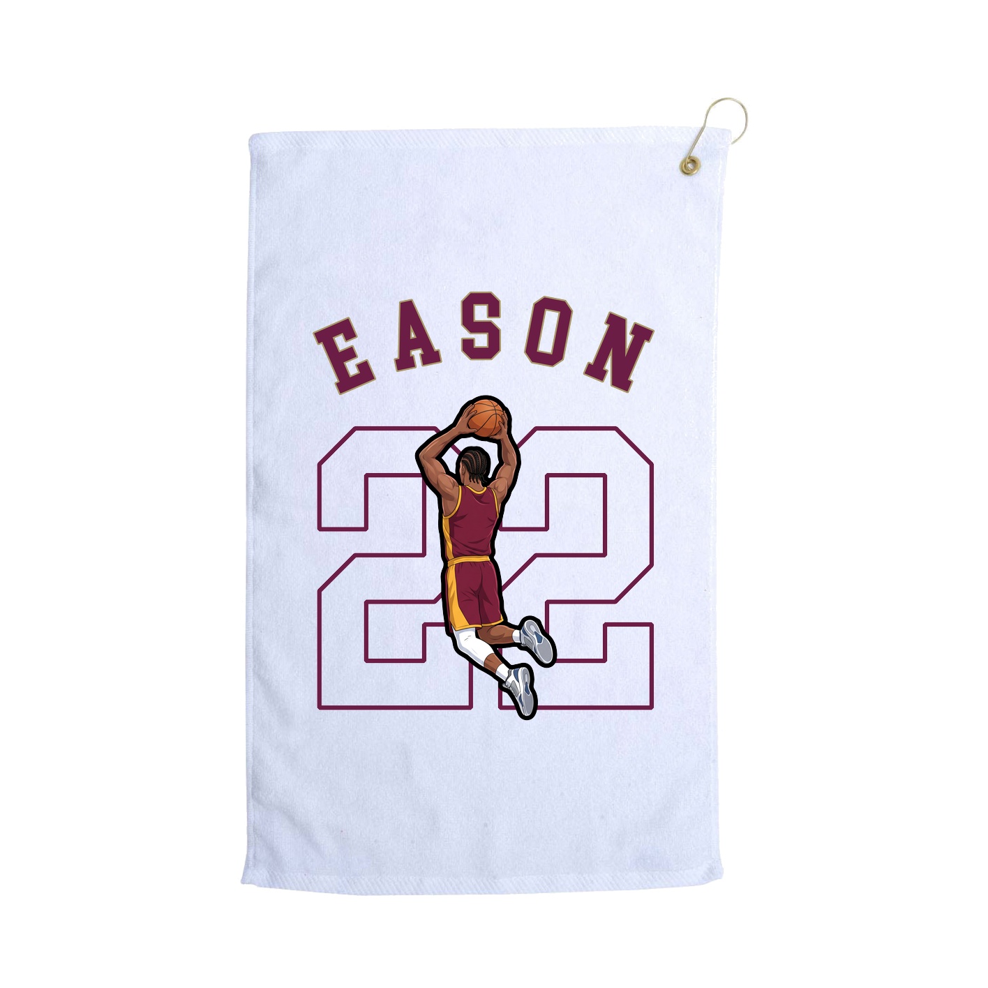 Golf Towel — Shirsey Arch in White