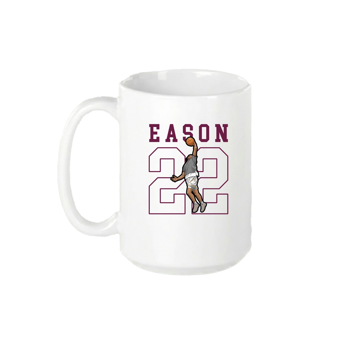 15oz Coffee Mug — Shirsey in White