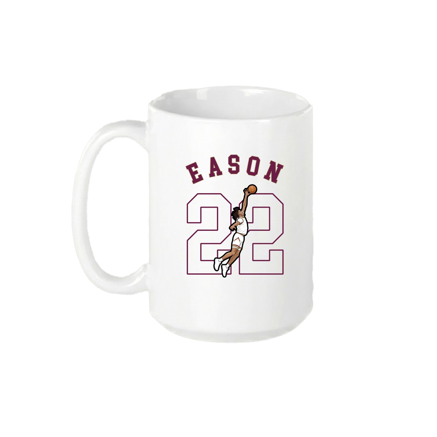 15oz Coffee Mug — Shirsey Arch in White
