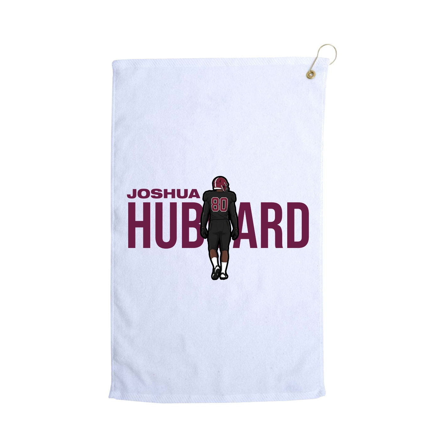 Golf Towel — Player Name in White