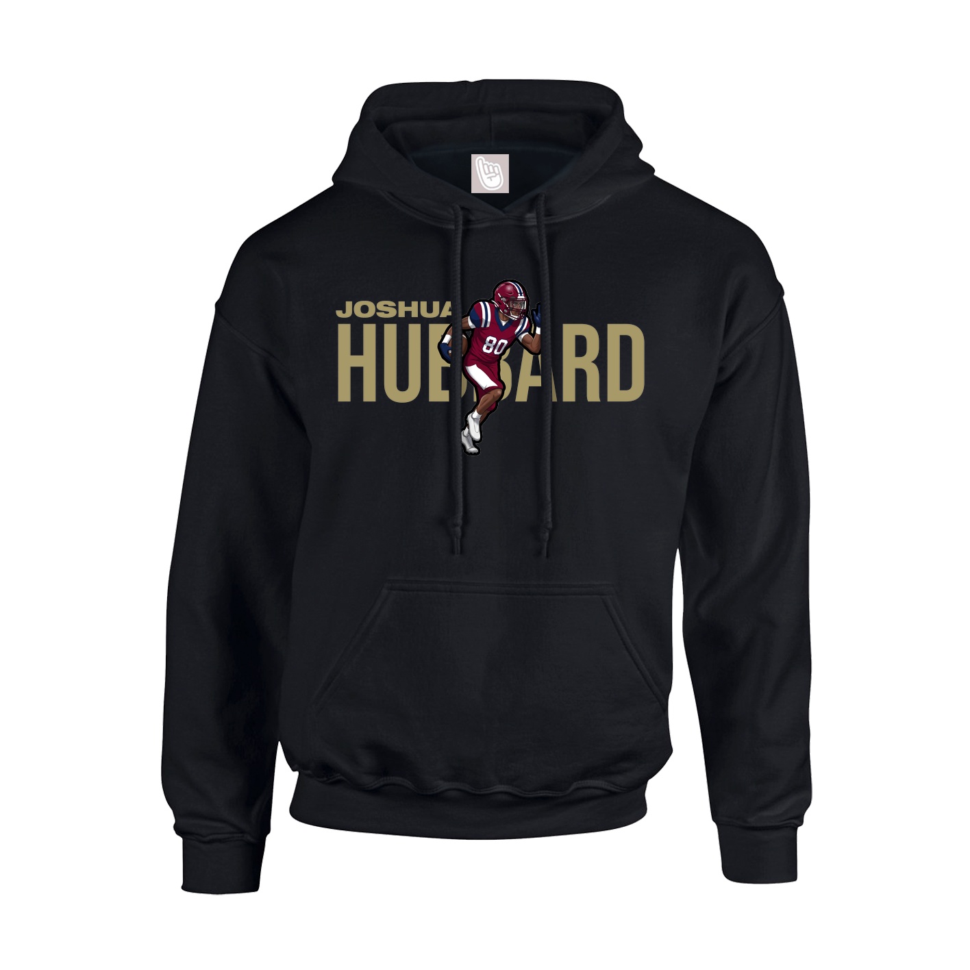 Youth Hoodie — Player Name in Black