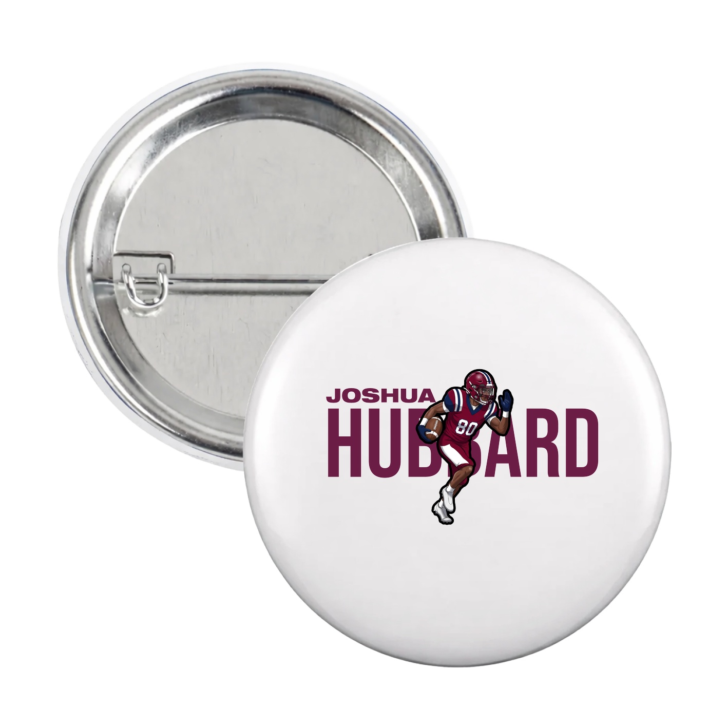 Game Day Button — Player Name in White