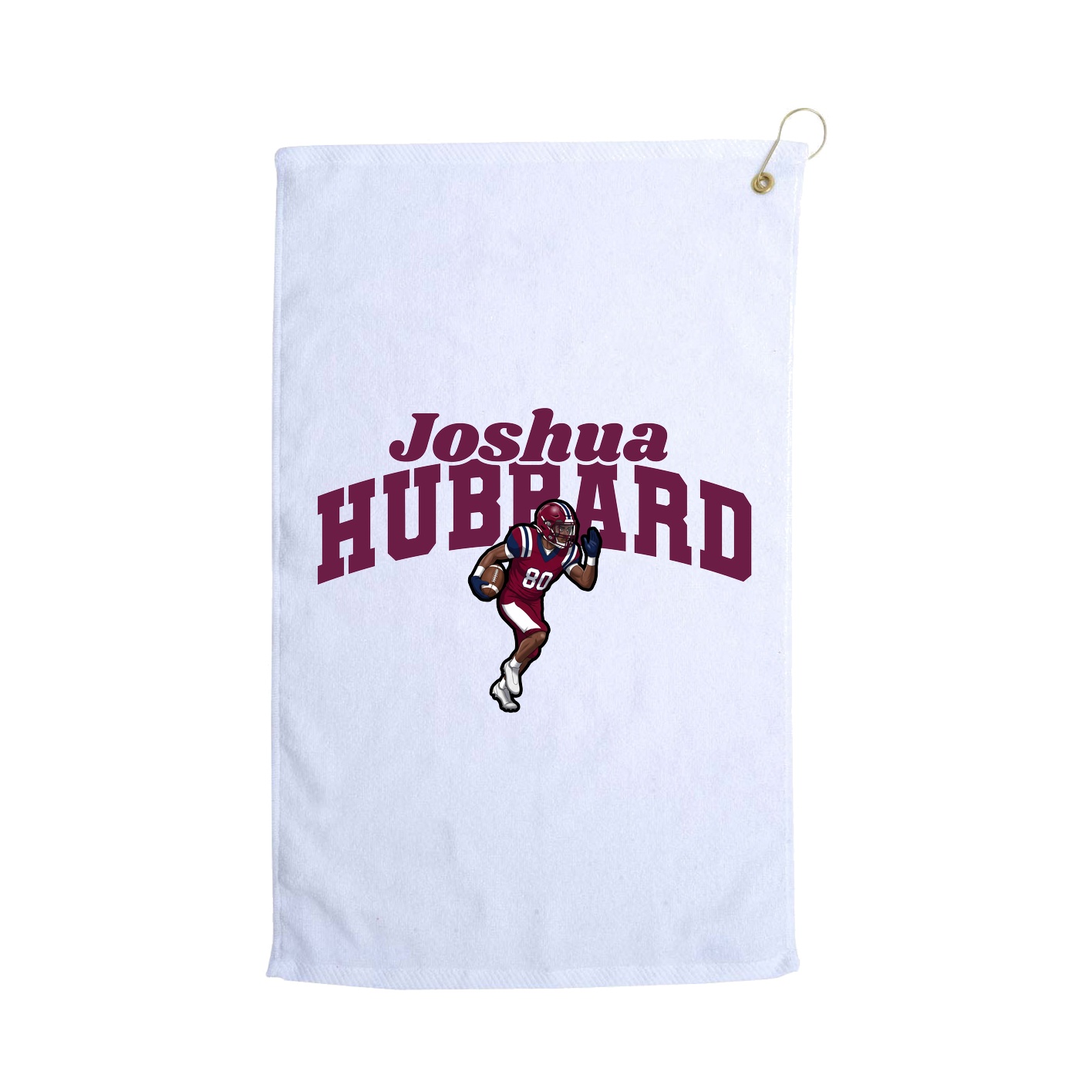Golf Towel — Signature Arch in White
