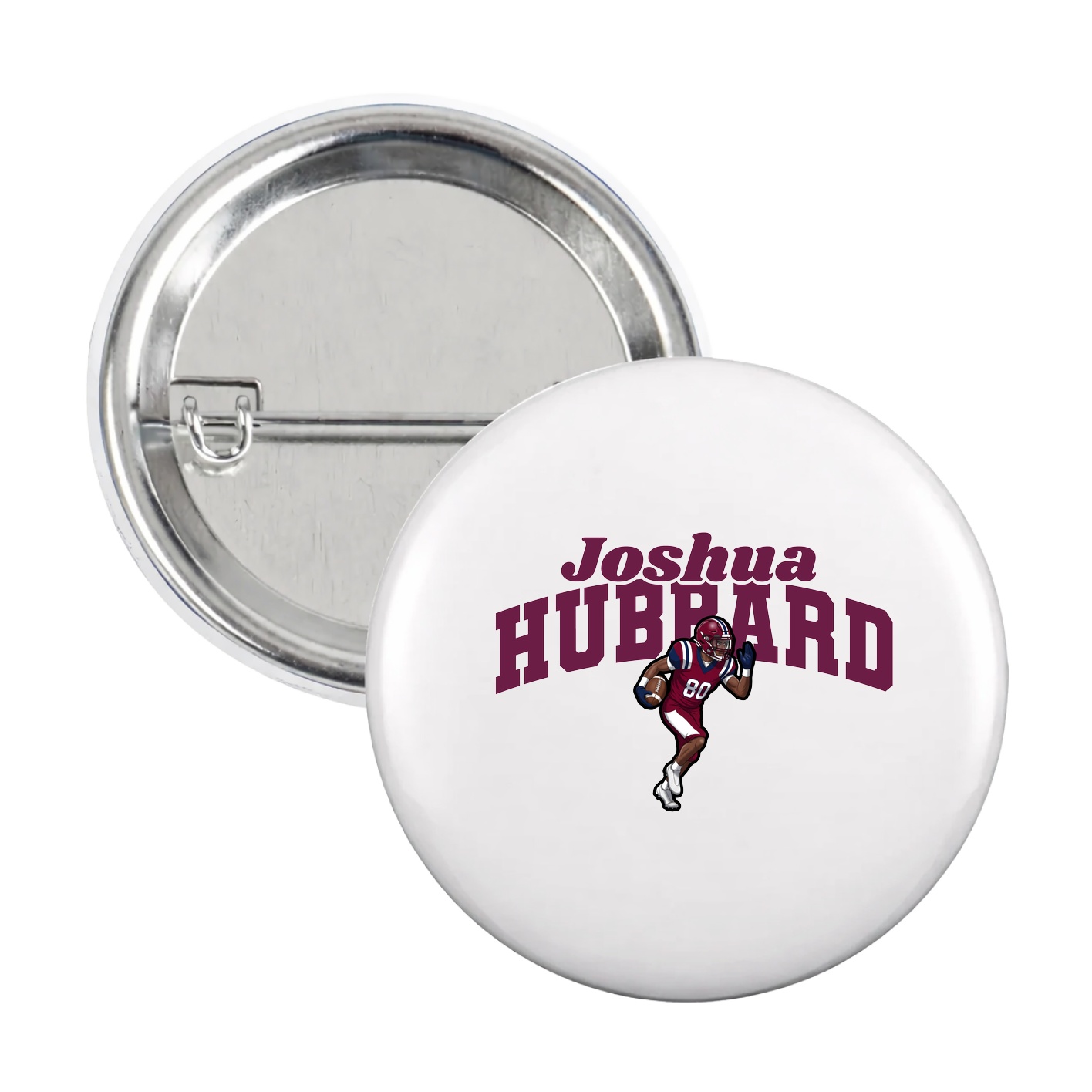 Game Day Button — Signature Arch in White