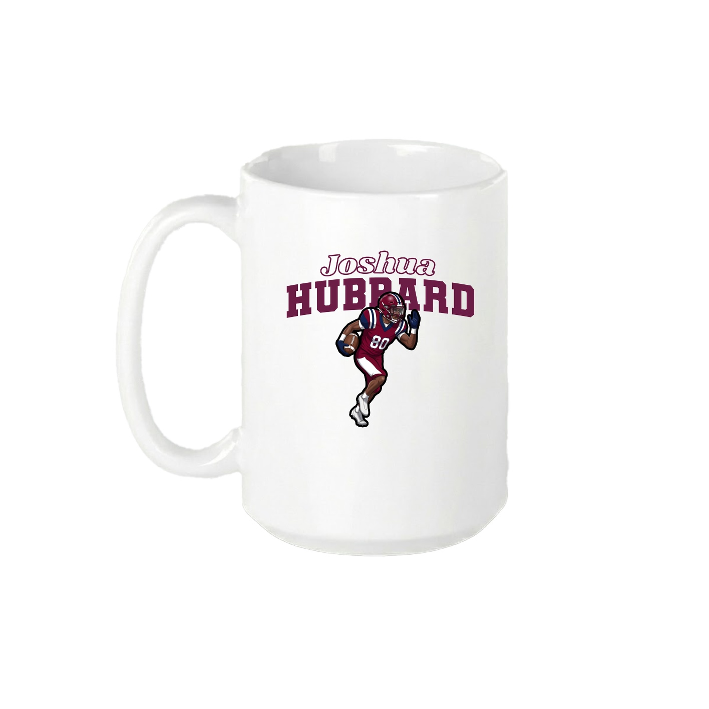 15oz Coffee Mug — Name Arch in White