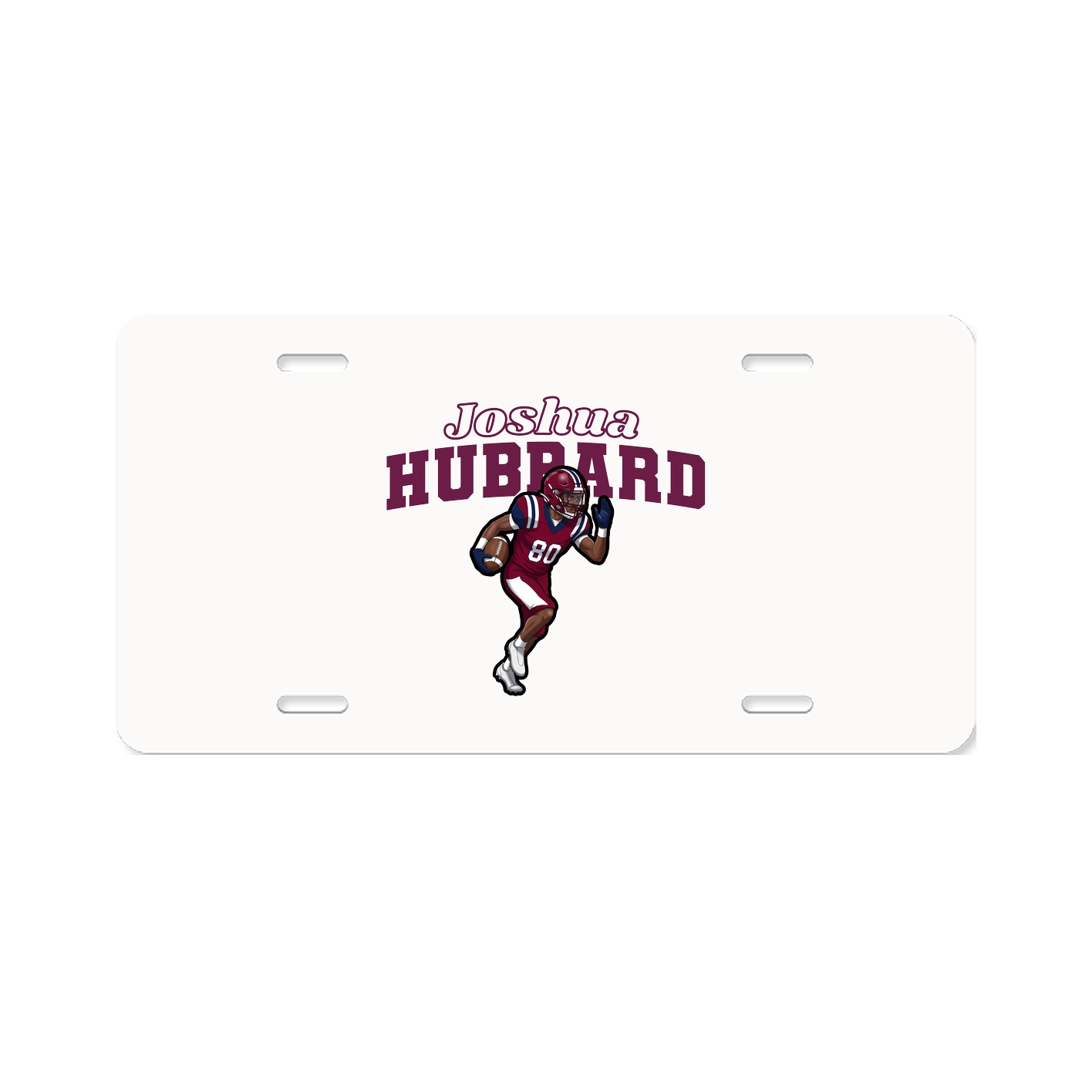 License Plate — Name Arch in Classic