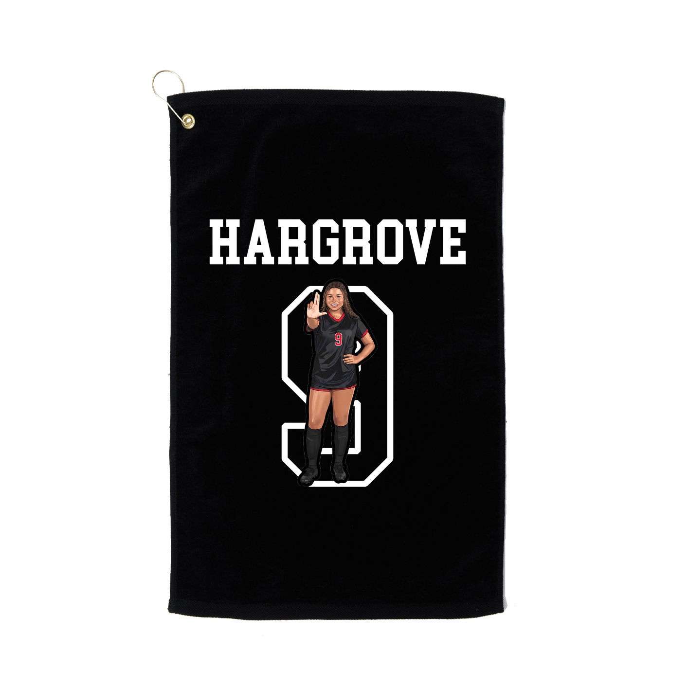 Golf Towel — Shirsey in Black