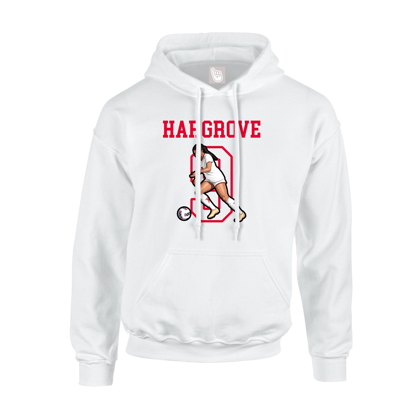 Hoodie — Shirsey in White