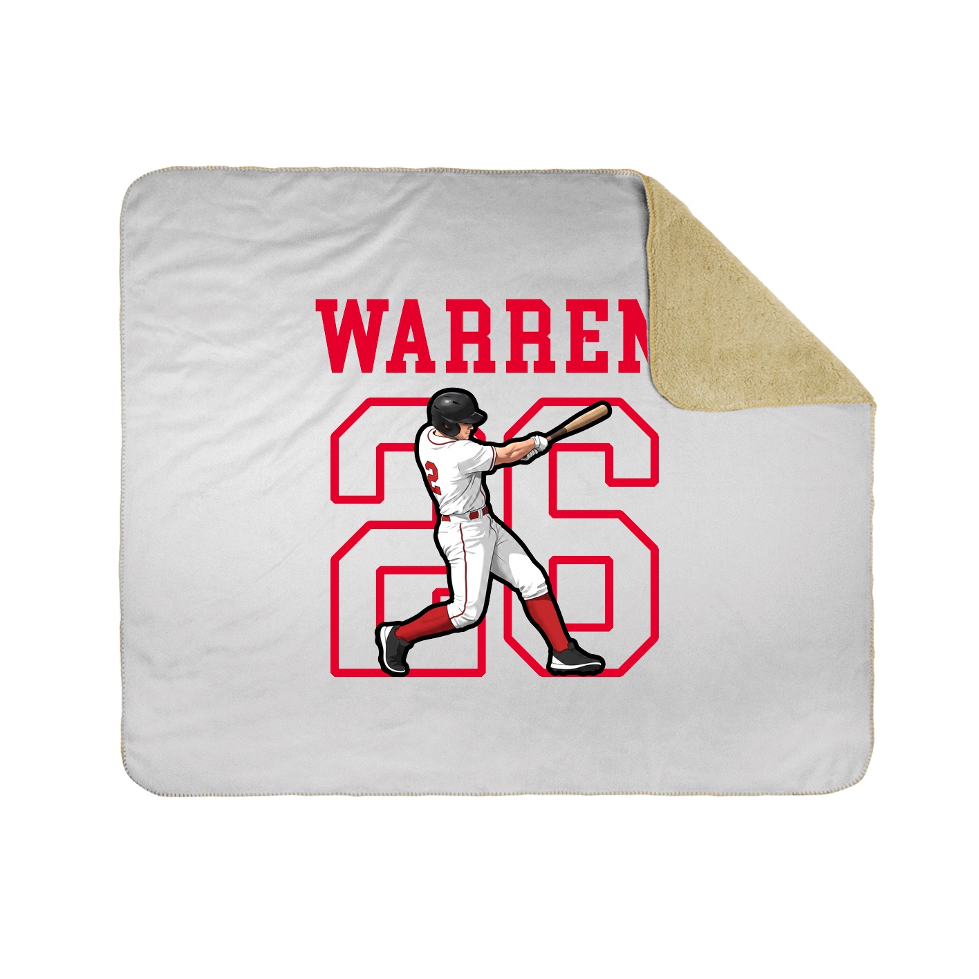 Throw Blanket — Shirsey in White