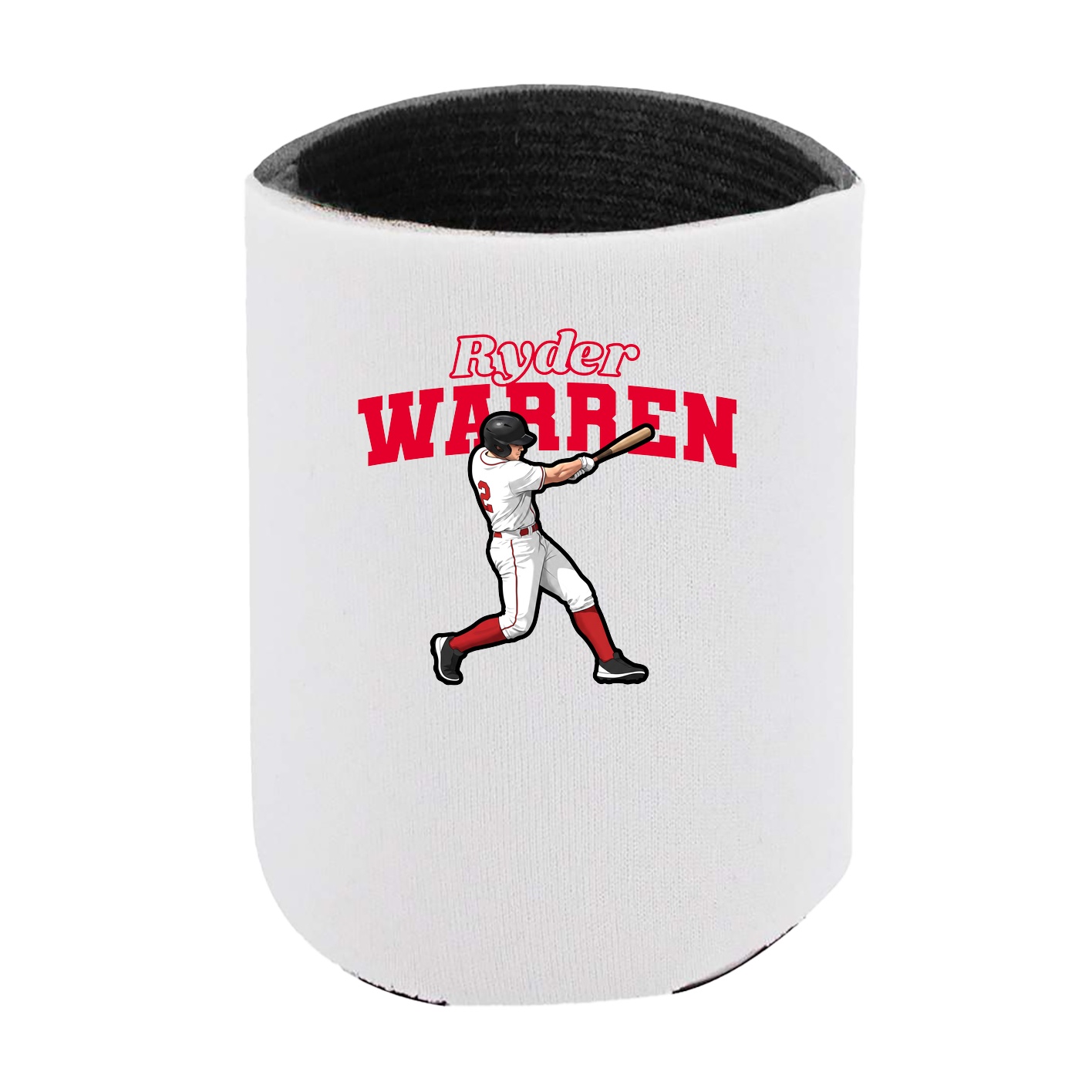 Can Holder — Name Arch in White
