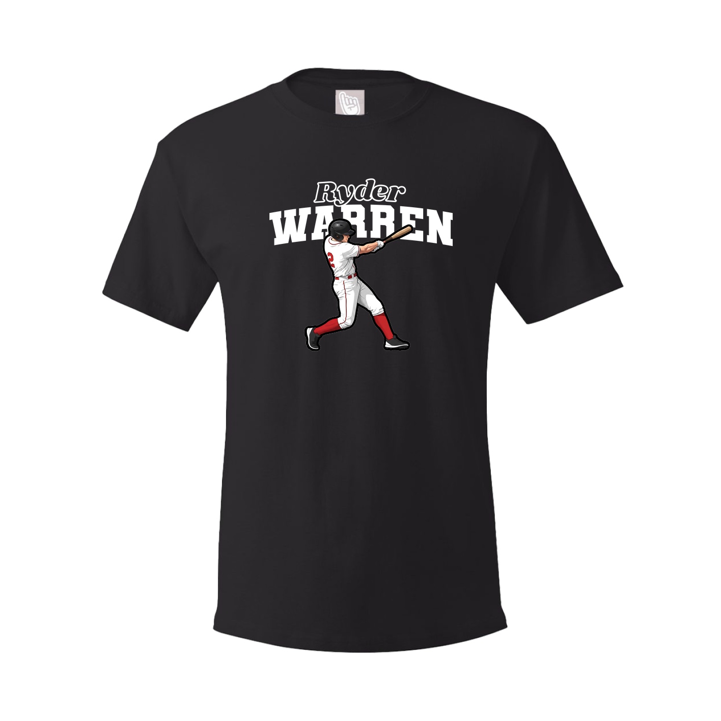 Youth Tee — Name Arch in Black