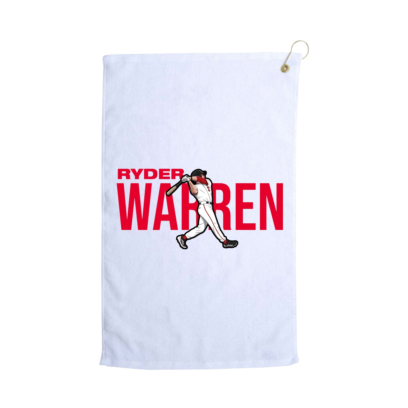 Golf Towel — Player Name in White
