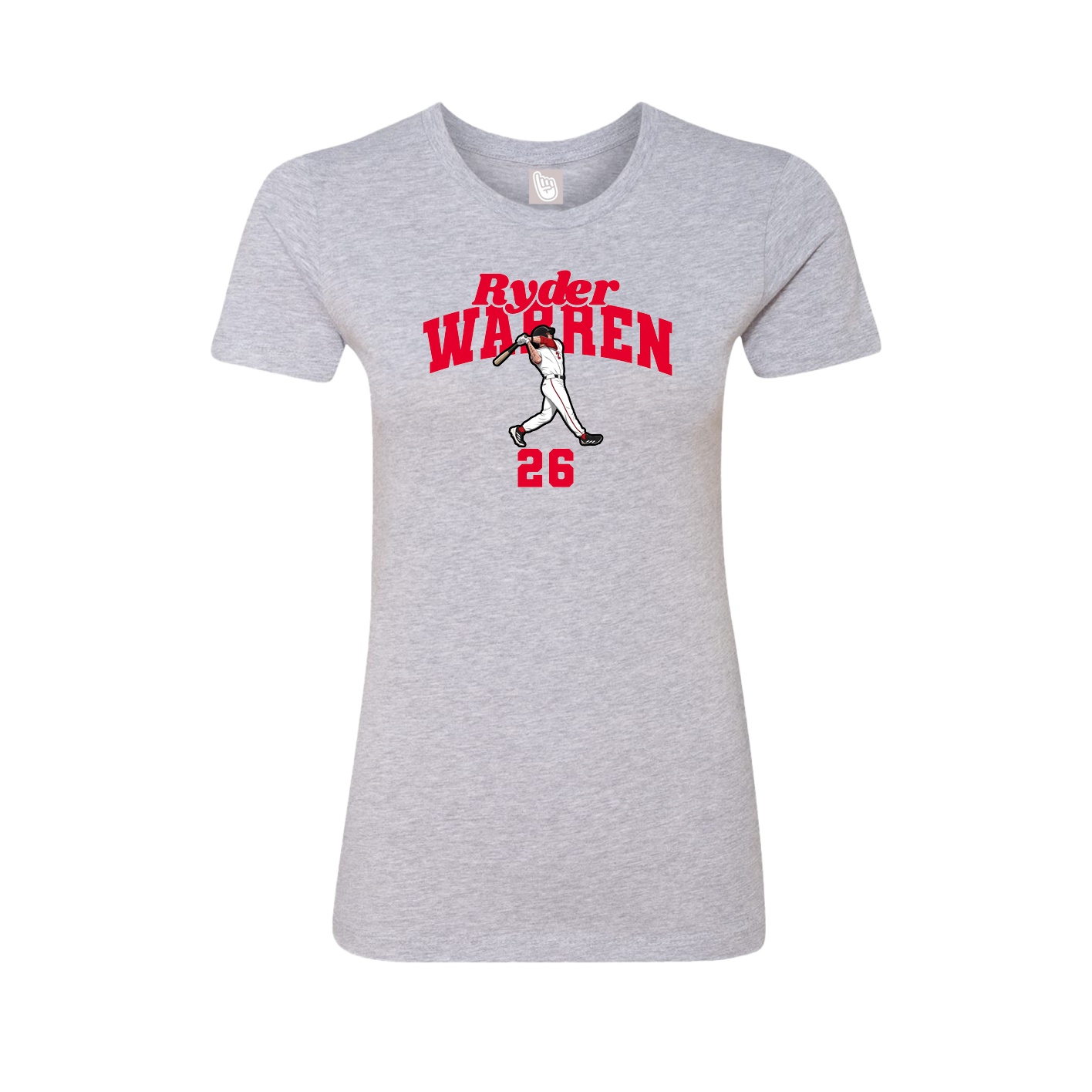 Womens Tee — Signature Arch in Grey
