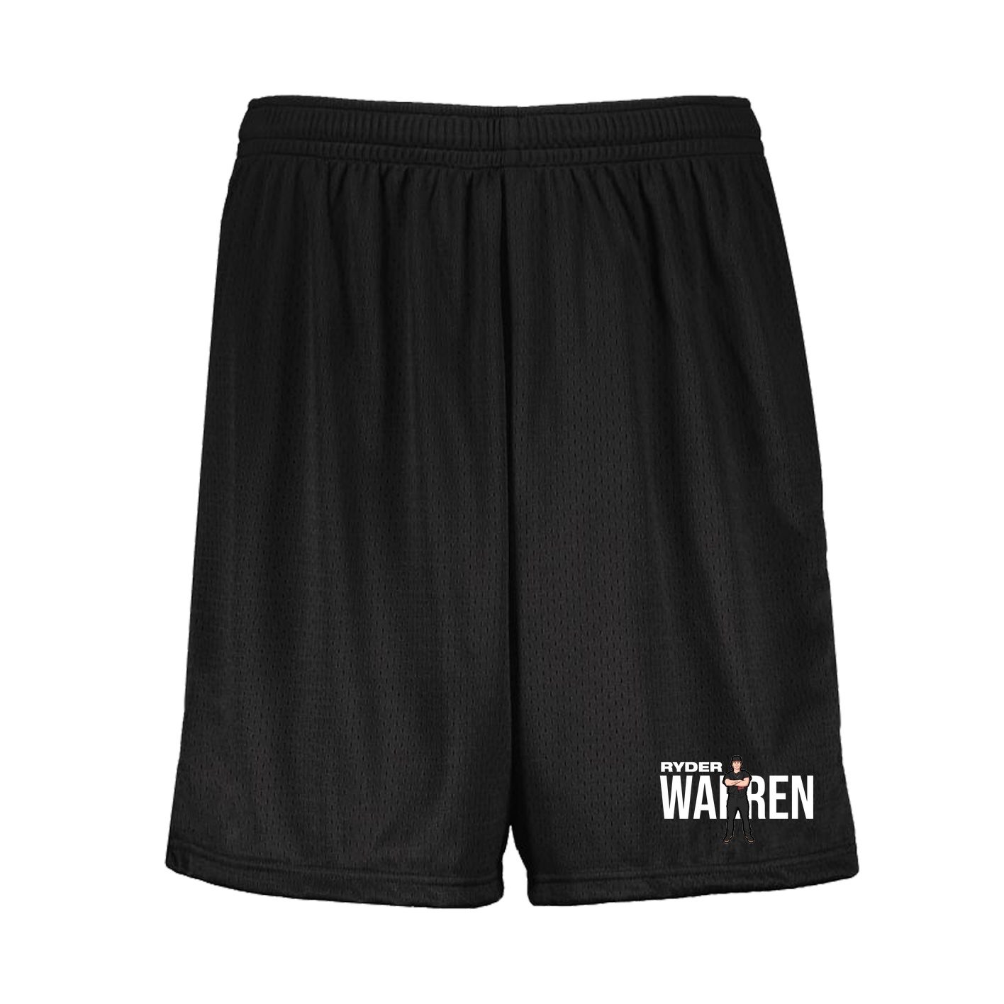 Shorts — Player Name in Black