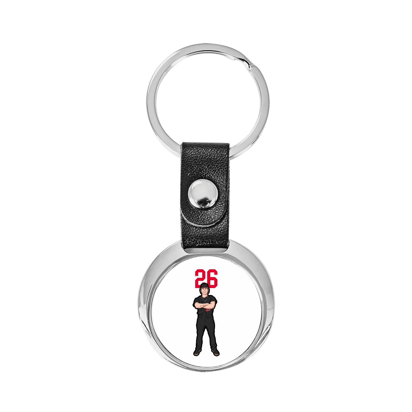 Key Chain — Number Top in Classic