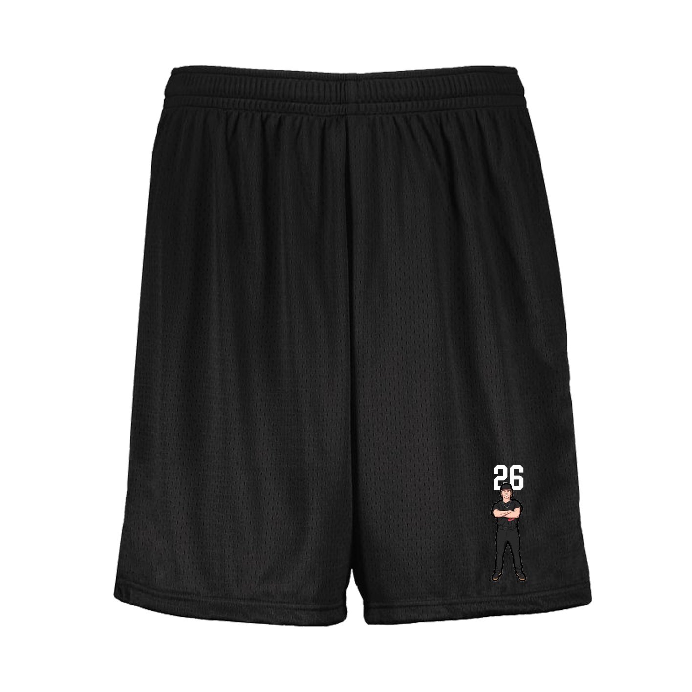 Shorts — Number Top in Black