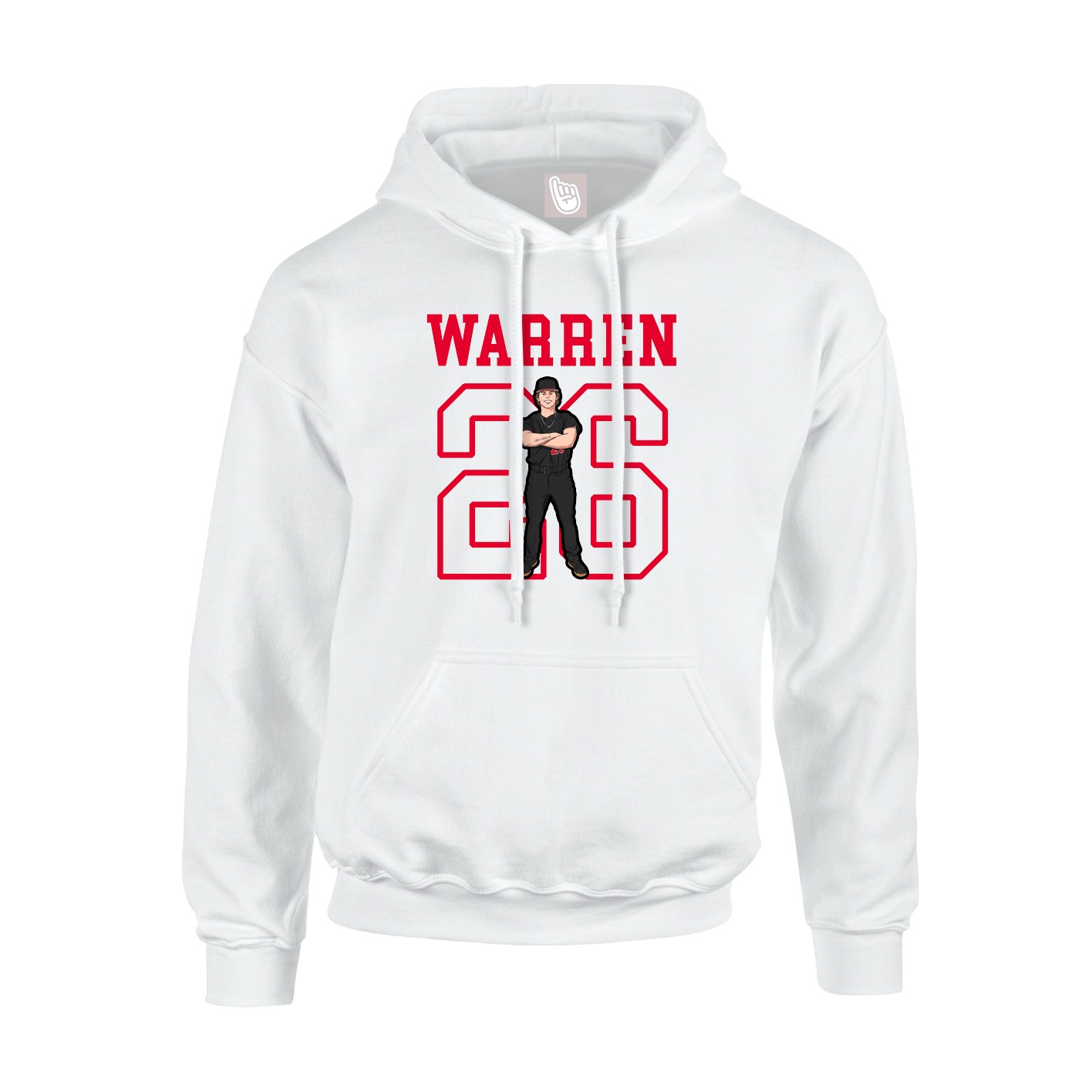 Hoodie — Shirsey in White