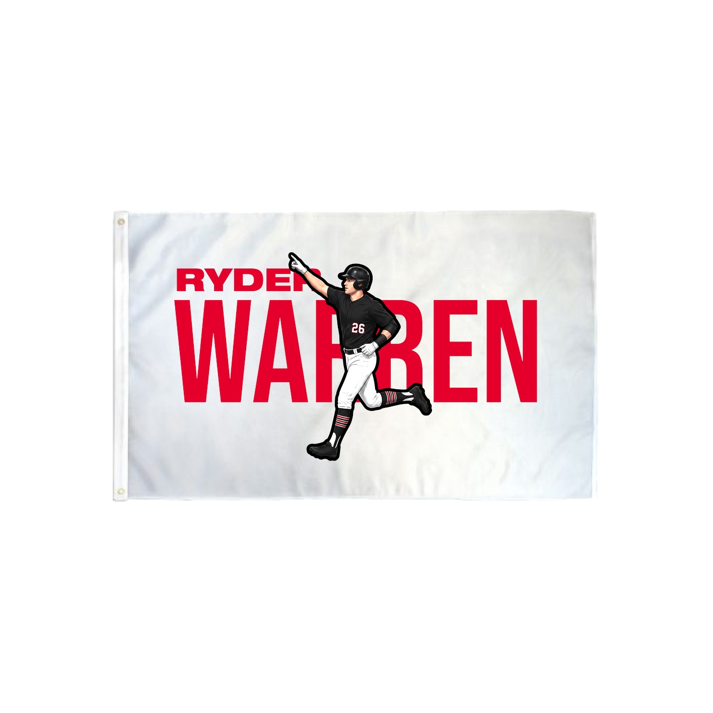 3x5 Flag — Player Name in Classic