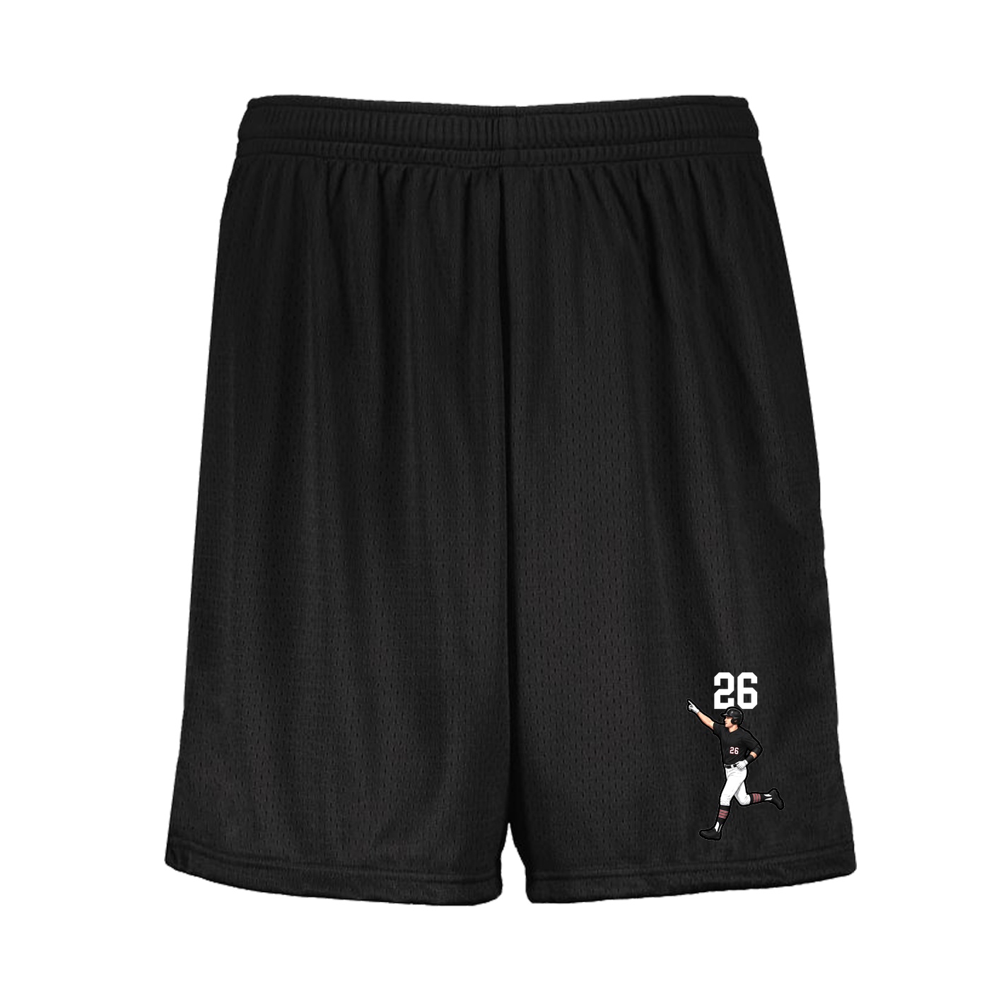 Shorts — Number Top in Black