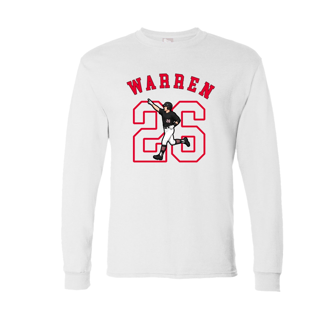 Long Sleeve Tee — Shirsey Arch in White