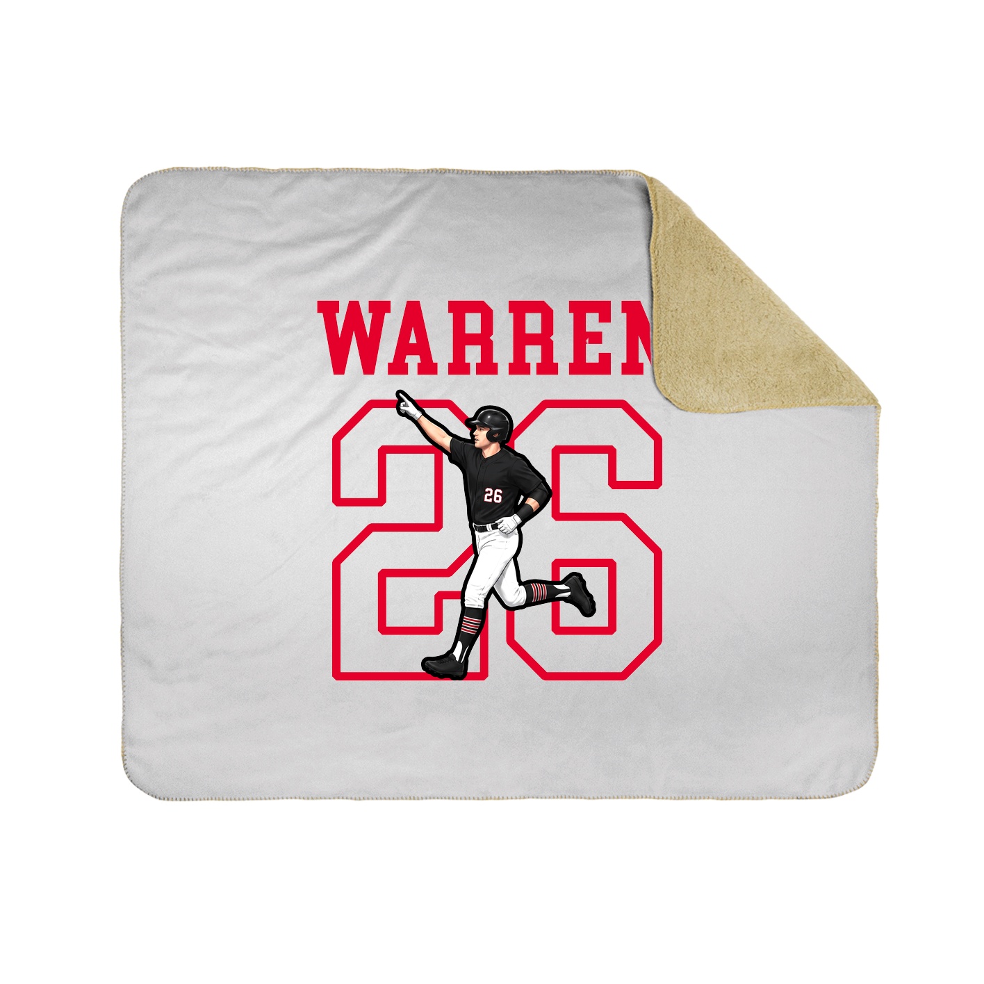 Throw Blanket — Shirsey in White