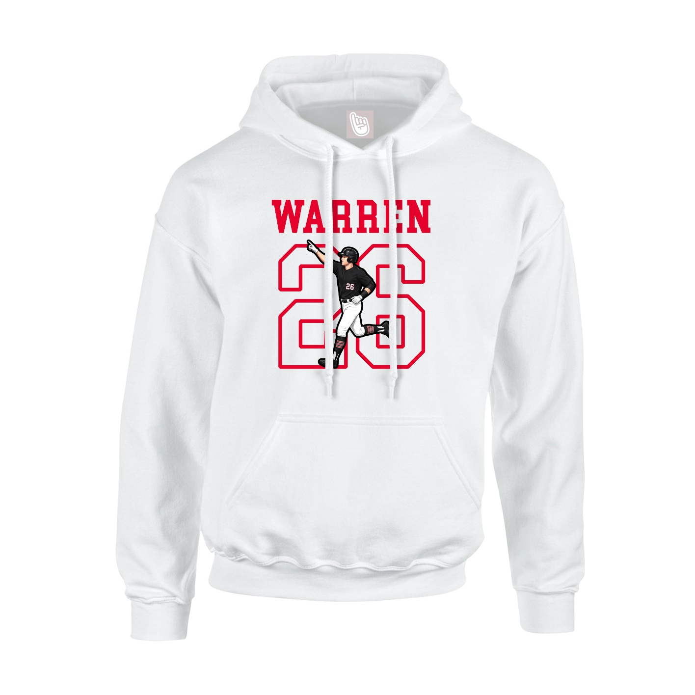 Hoodie — Shirsey in White