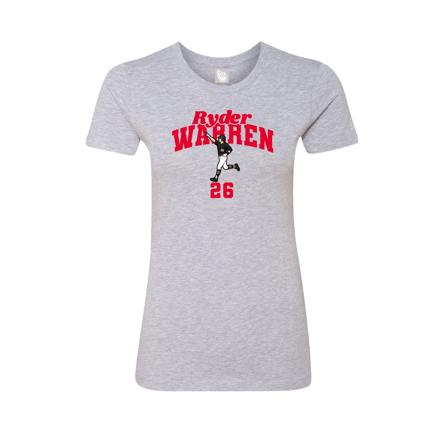 Womens Tee — Signature Arch in Grey
