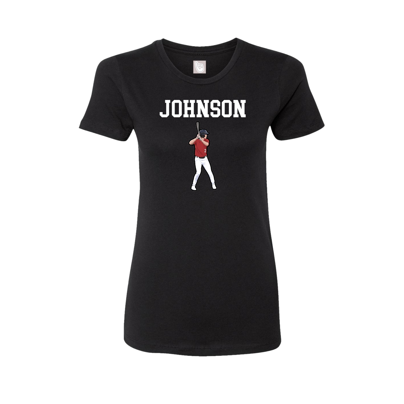 Fitted Women's Tee — Shirsey in Black