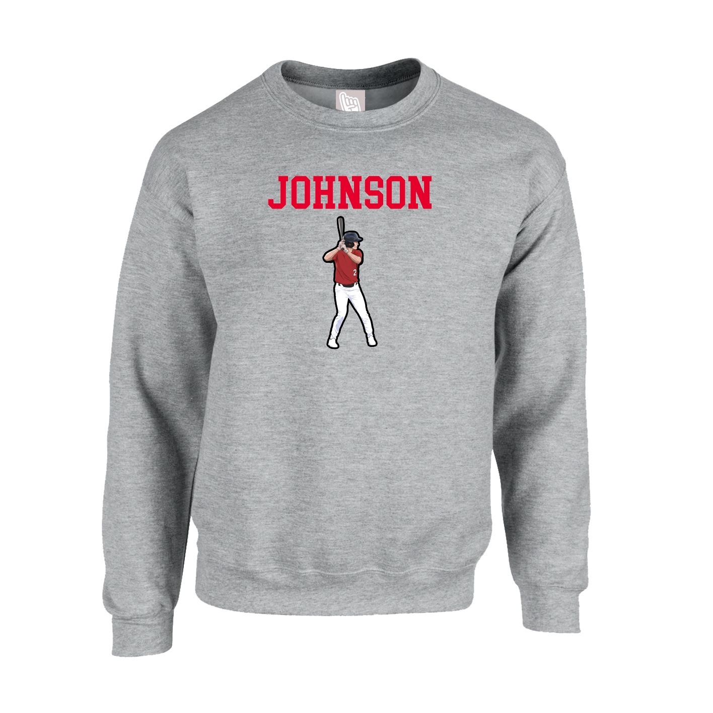 Fleece Crew — Shirsey in Grey