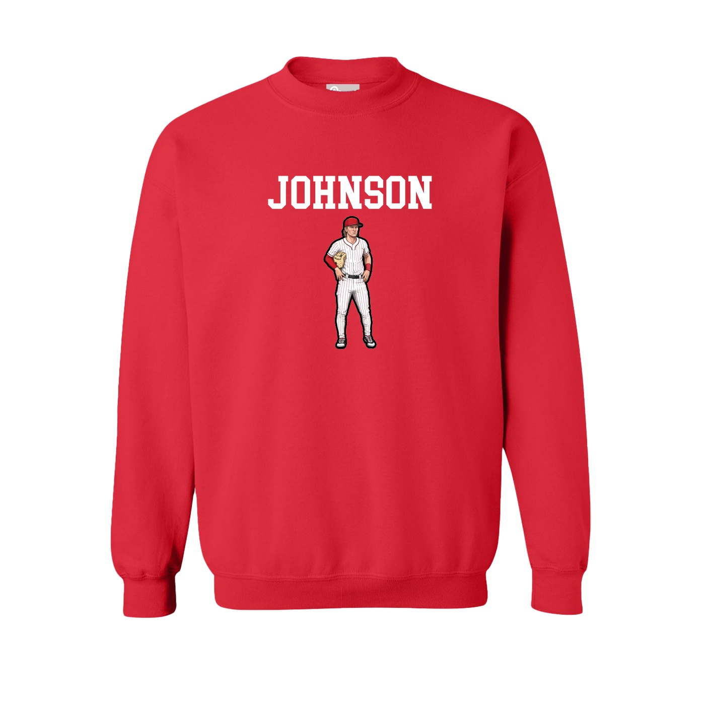 Fleece Crew — Shirsey in Red