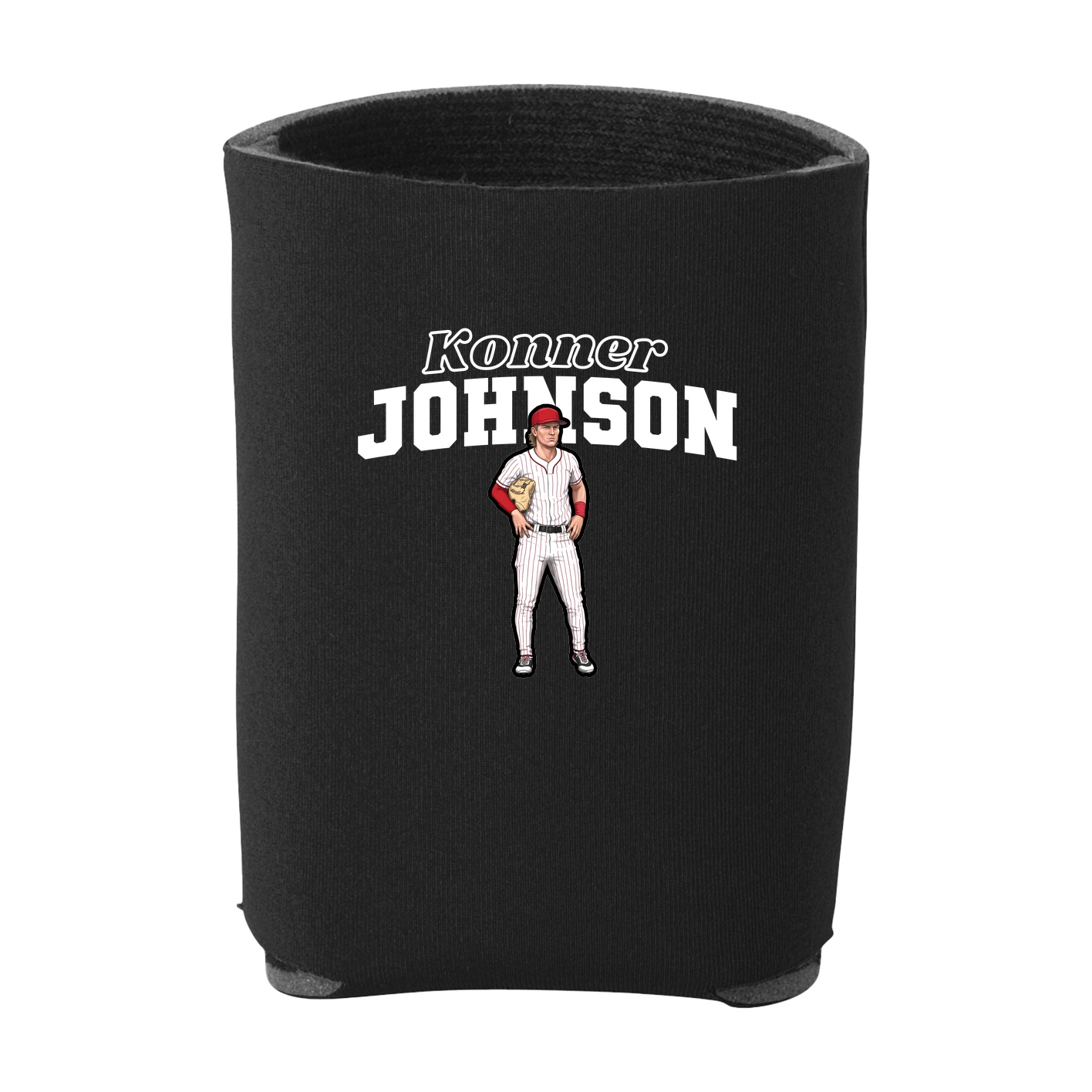 Can Holder — Name Arch in Black