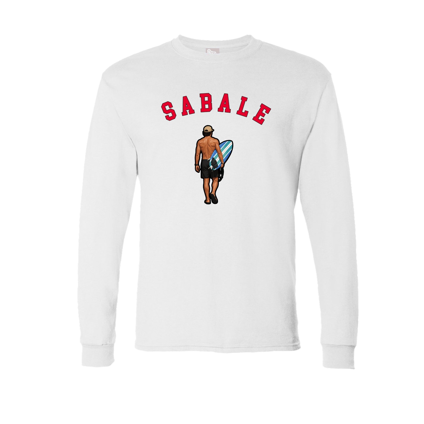 Long Sleeve Tee — Shirsey Arch in White