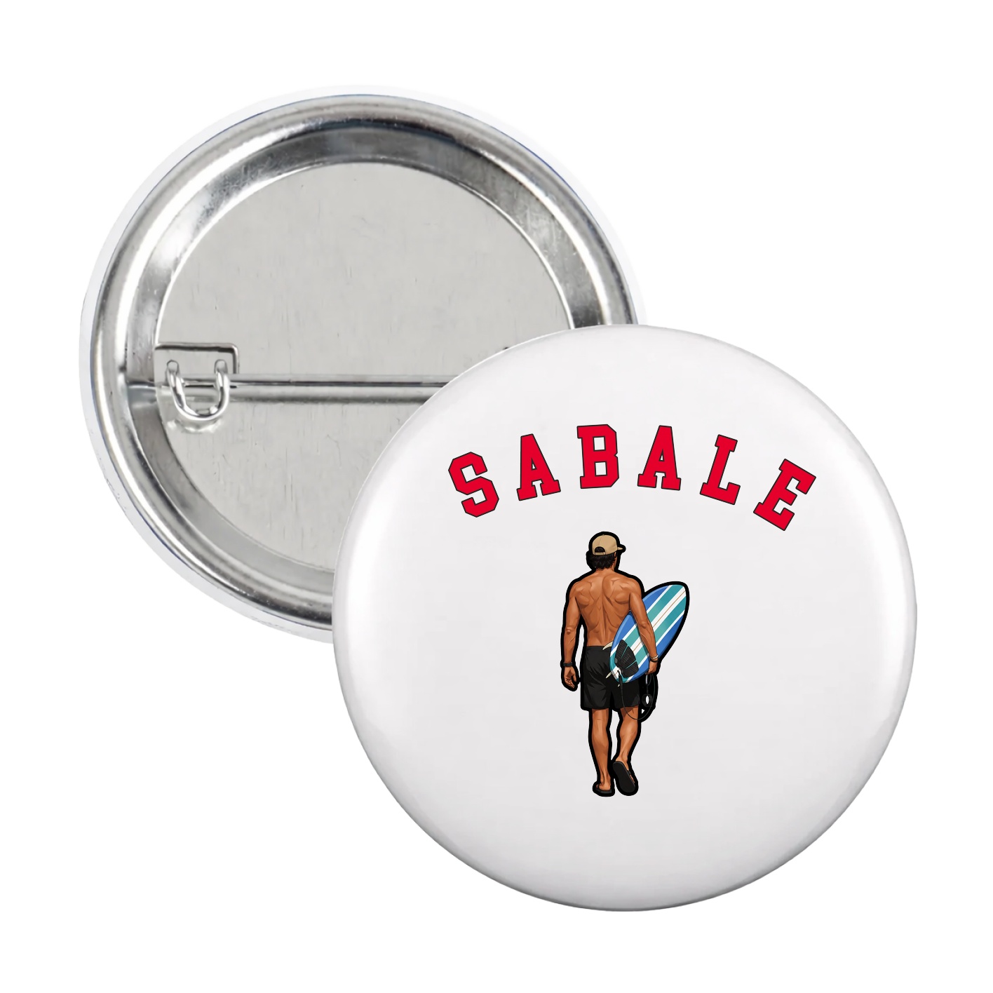 Game Day Button — Shirsey Arch in White