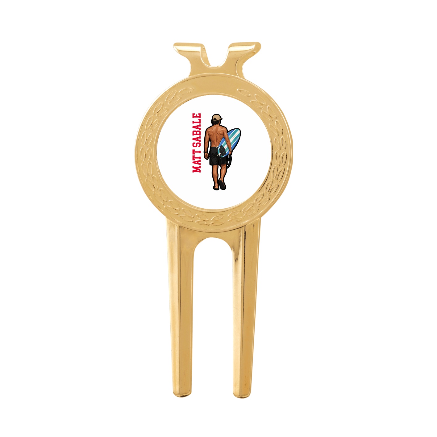 Divot Tool with Ball Marker — Name Vertical in Classic