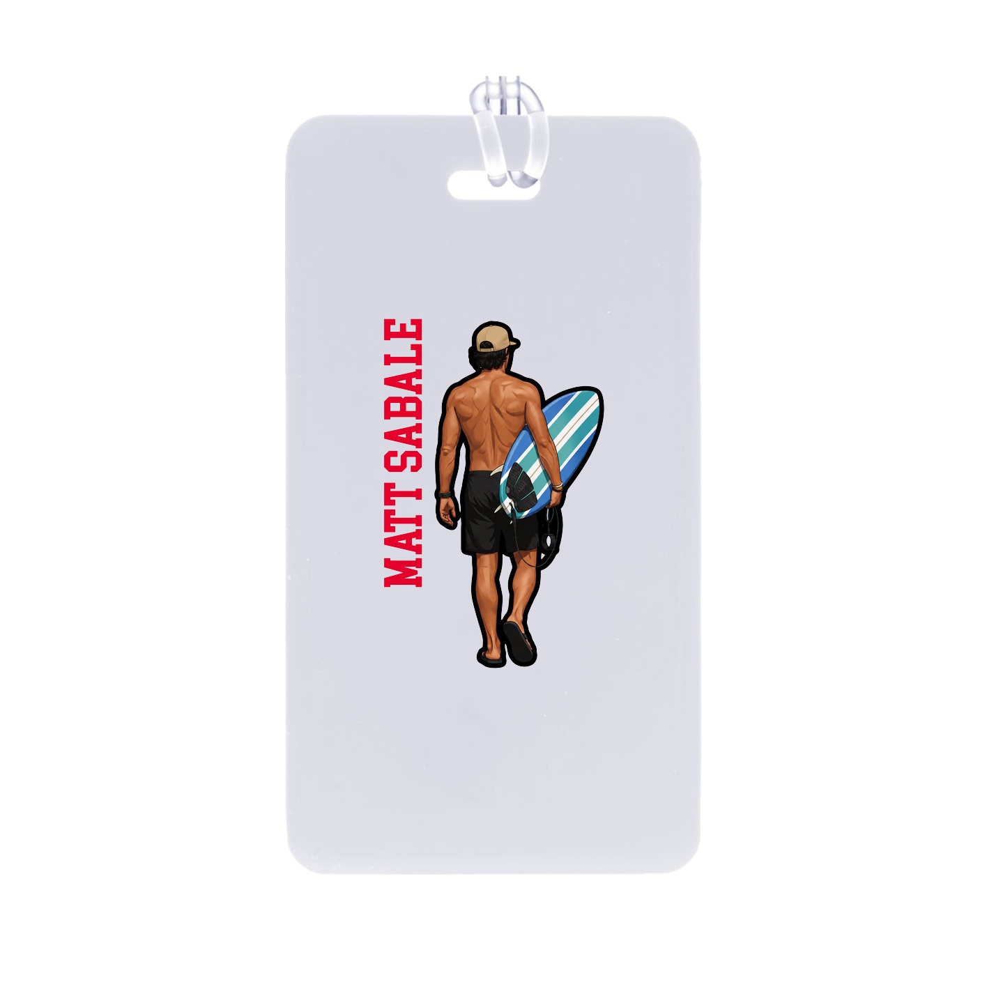Bag Tag — Name Vertical in Classic