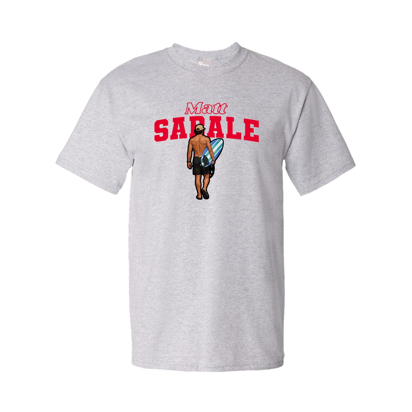 Tee — Name Arch in Grey