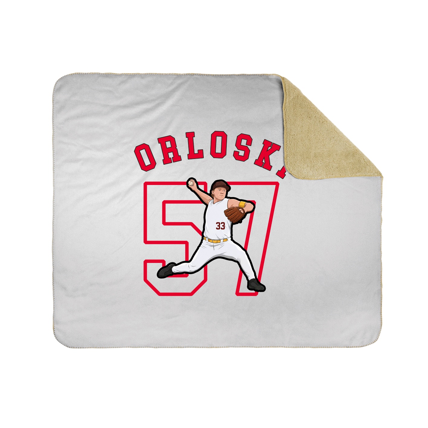 Throw Blanket — Shirsey Arch in White