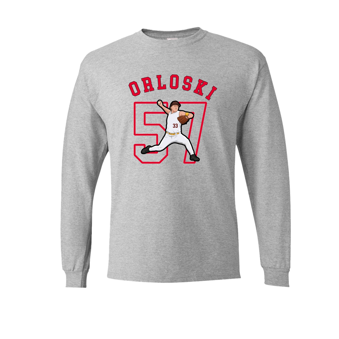 Long Sleeve Tee — Shirsey Arch in Grey