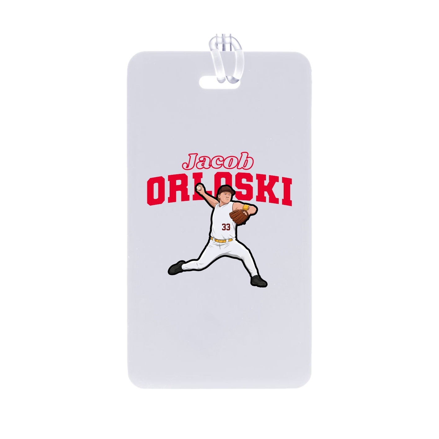 Bag Tag — Name Arch in Classic