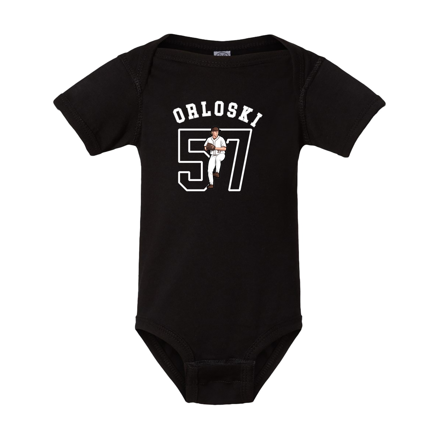 Baby Onesie — Shirsey Arch in Black