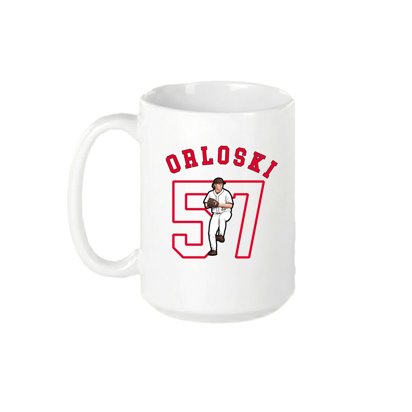 15oz Coffee Mug — Shirsey Arch in White